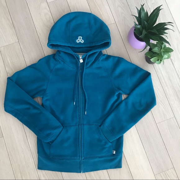 Aritzia Tna Teal Zipup Hoodie | Poshmark